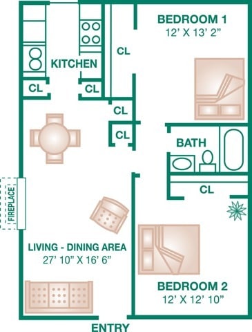 2x1 - River Oaks Apartments