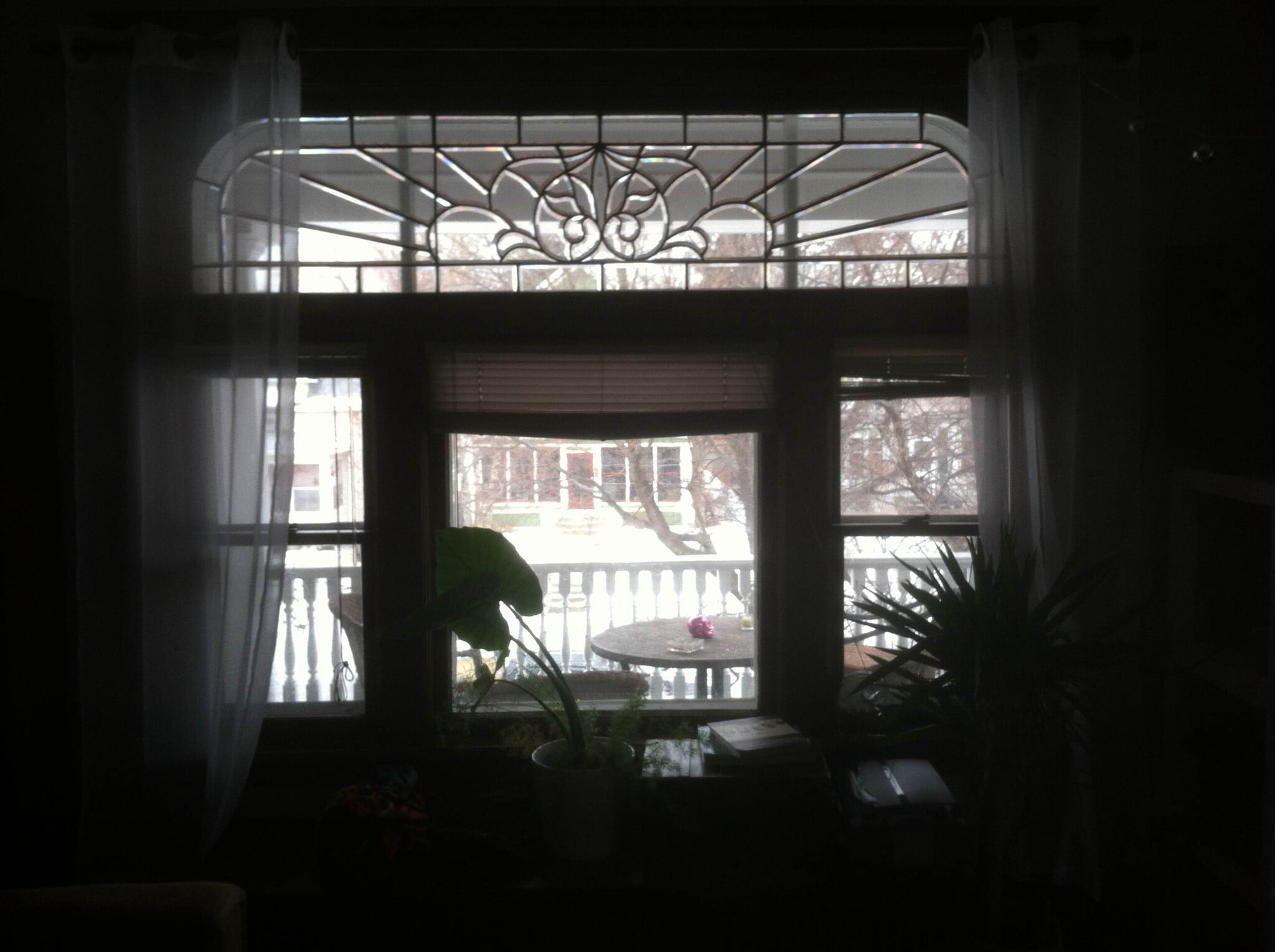 window from the living room to pourch - 4030 Pillsbury Ave S