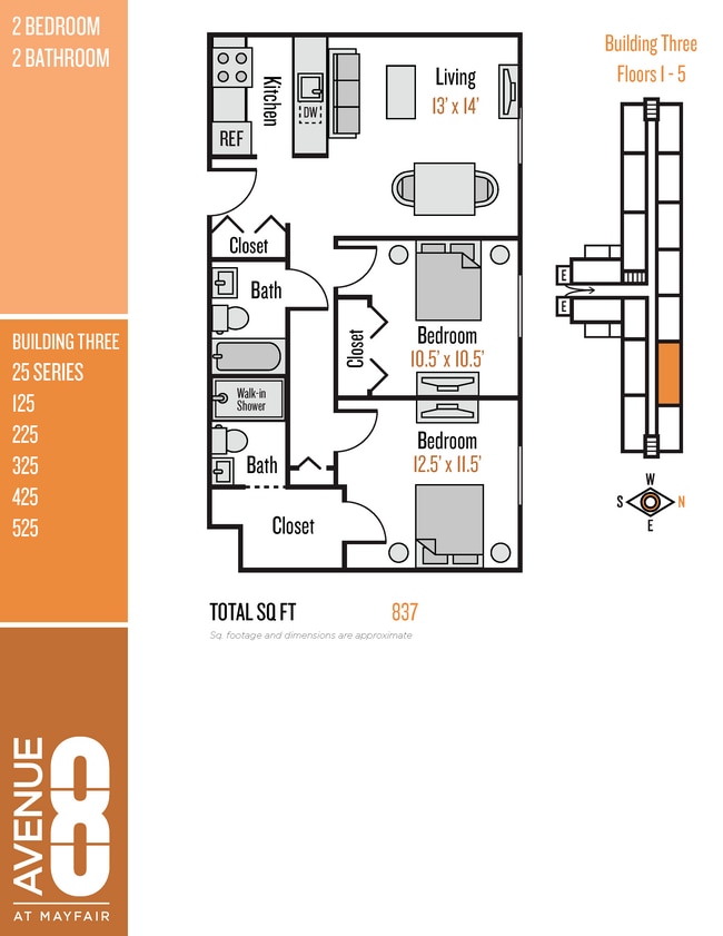 Floorplan - Avenue 8 at Mayfair