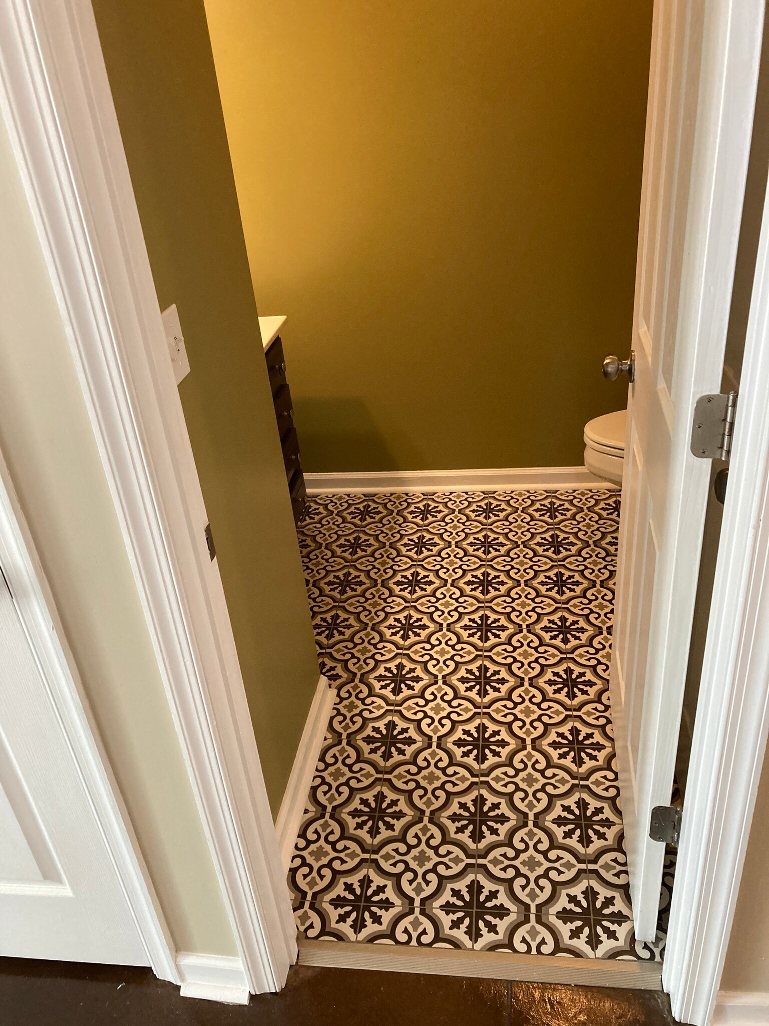 1/2 bath on first floor - 1419 Founders Way