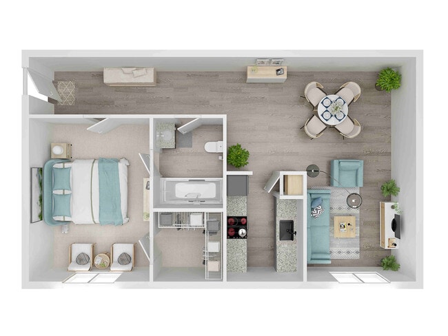 Ashford Willow Falls 1 bed 1 bath 700 sqft - Ashford Willow Falls