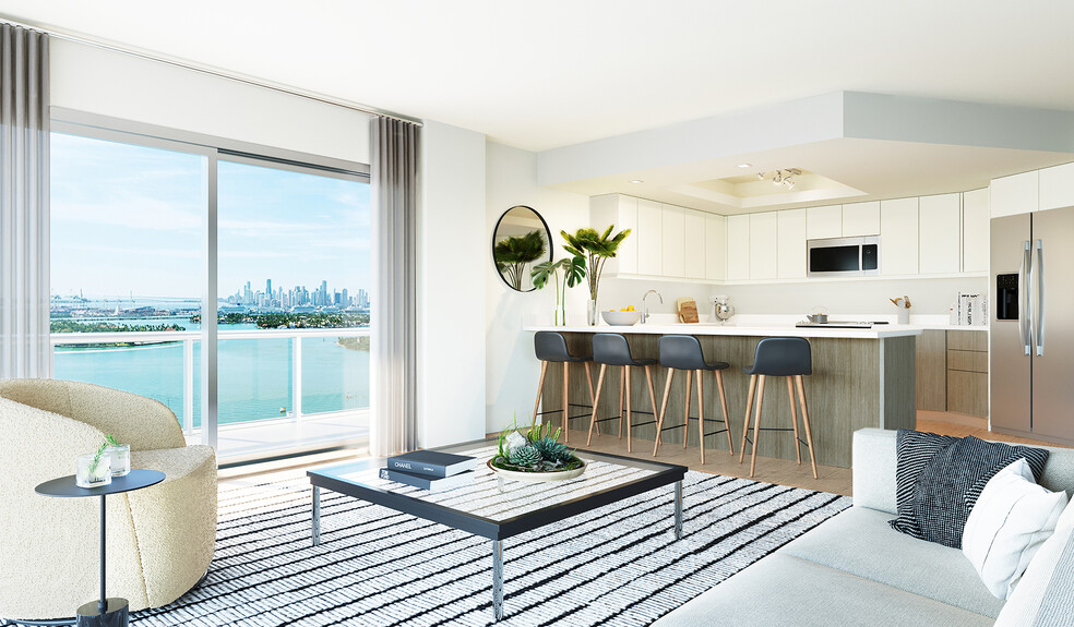 Homes feature open layouts and bay views - Flamingo South Beach