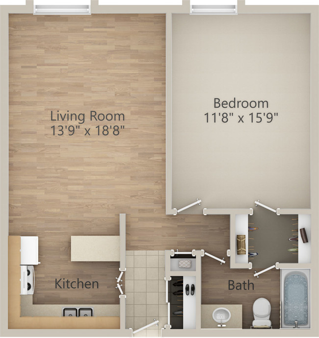 Floorplan - Winterwood Gardens Apartments