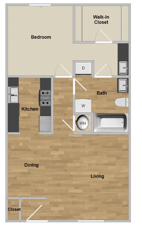 Floorplan - Point O'Woods Apartments
