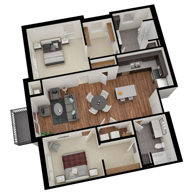 Floorplan - Lakeside Flats