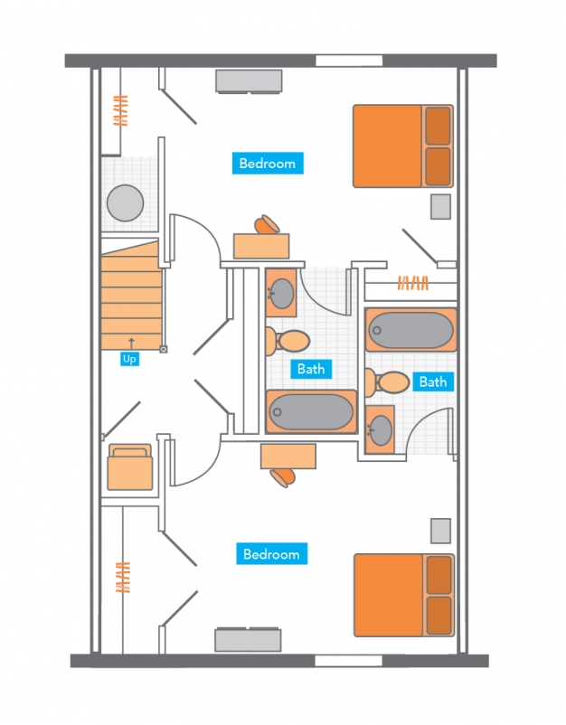 Floor Plan Lower Level - Yugo Auburn North