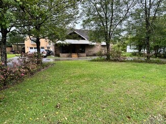 From the sidewalk - 353 E Airport Ave
