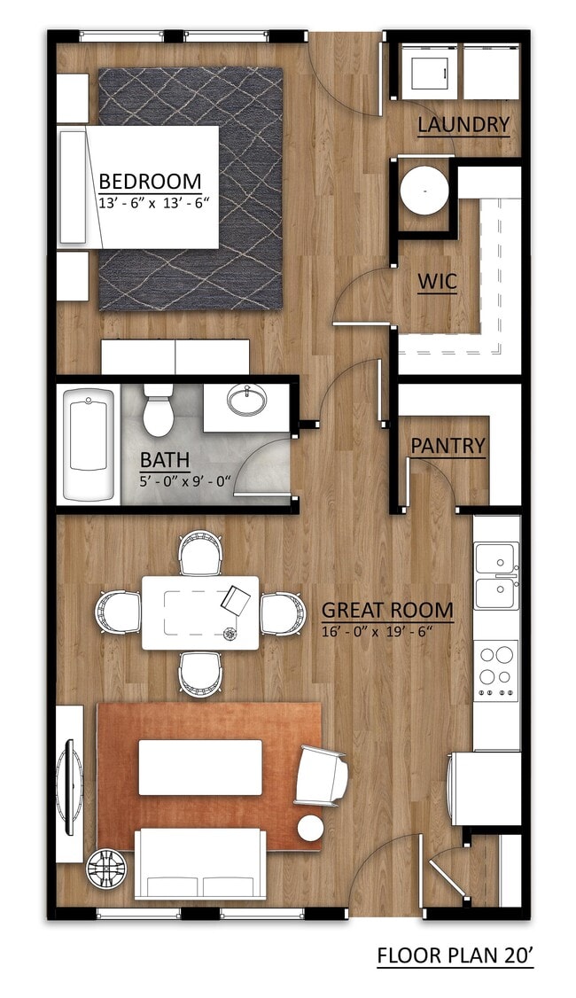 Floorplan - Cold Spring Run by JBG Rentals