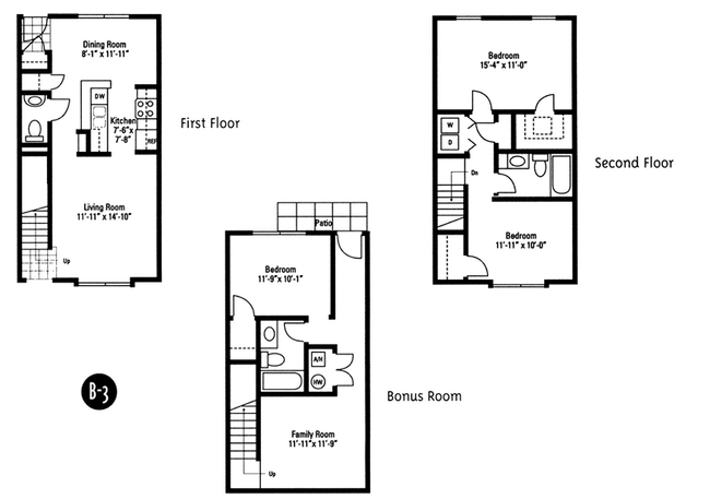 Floorplan - Crawford Square Apartments