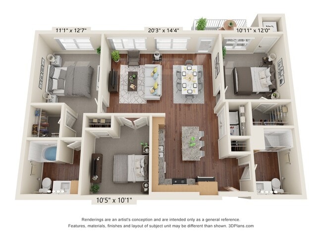 Floorplan - Hilltop at Signal Hills