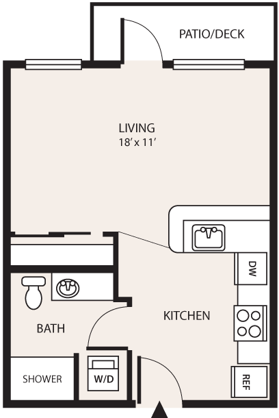 Floorplan - Reserve at SeaTac Senior Affordable Living