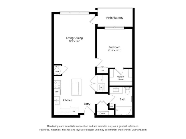 Floorplan - Preserve at Peachtree Shoals 55+ Apartments