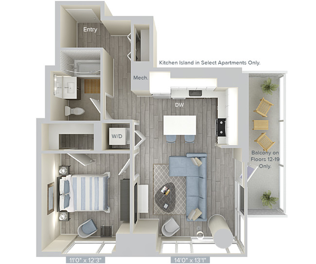 Floorplan - Avalon Brooklyn Bay