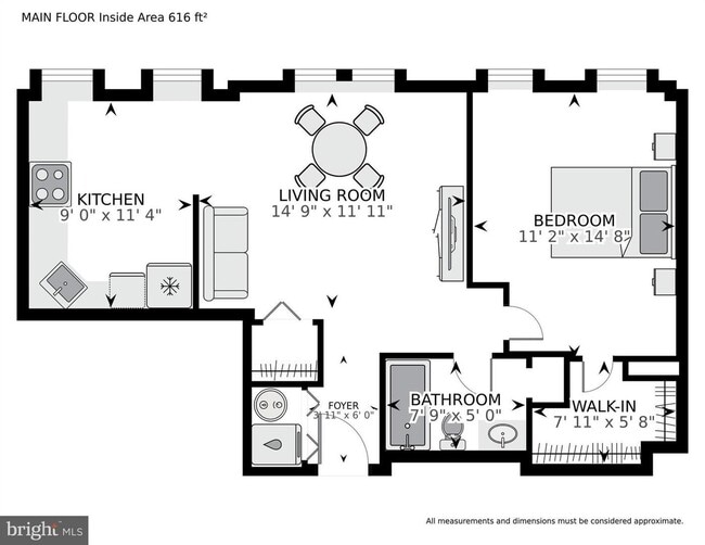 Building Photo - Modern Logan Circle One Bedroom W/Sleek Ki...