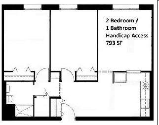 2BR/1BA - Brooks Landing