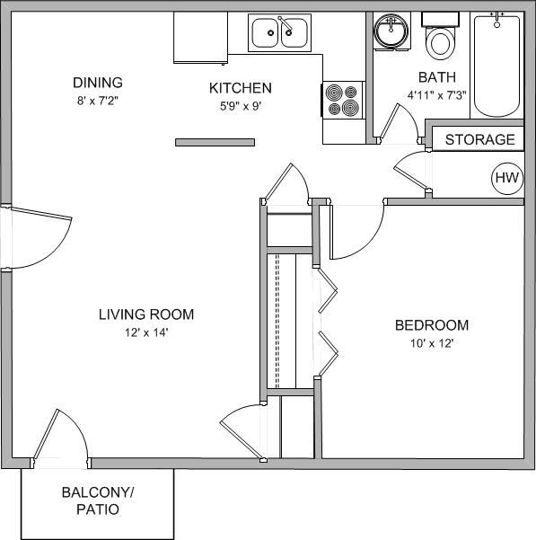 1BR/1BA - Callaway Villa