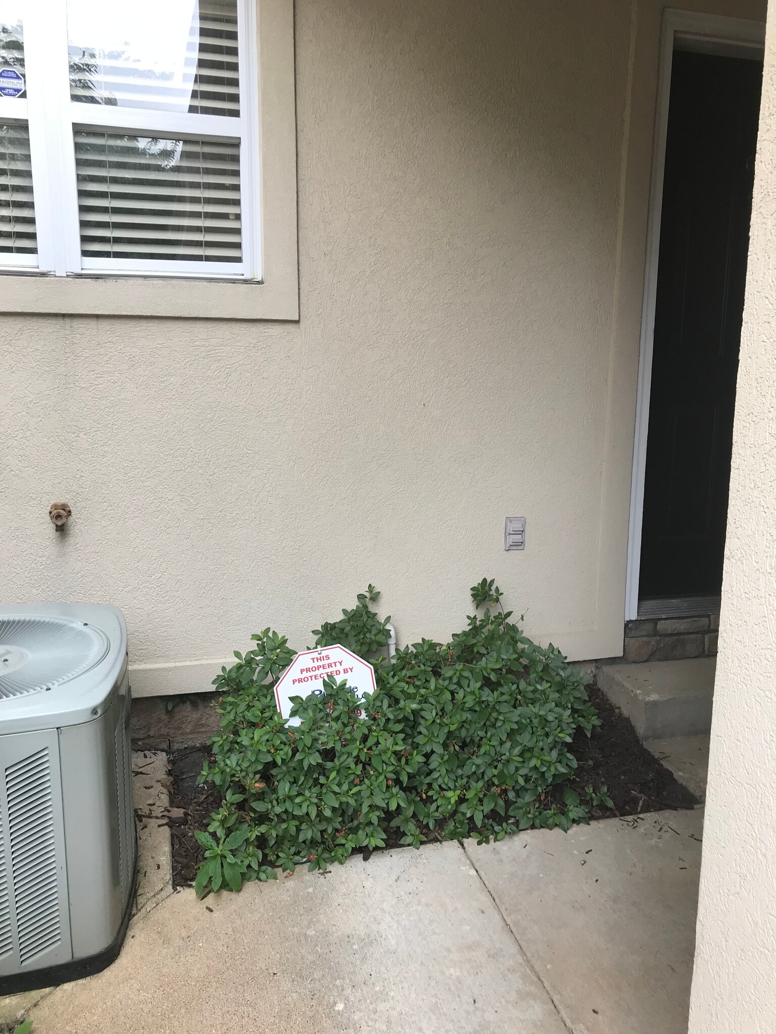 Covered entry - 413 Halteria Ln