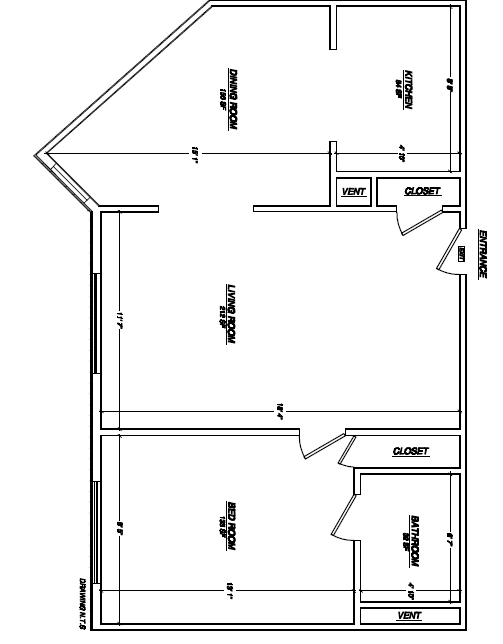 1BR/1BA - Riverview Manor