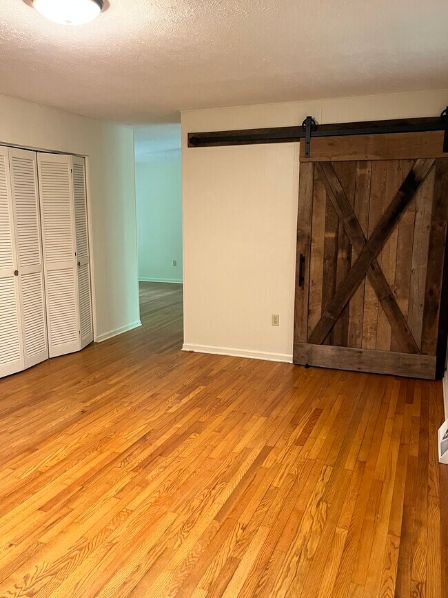 Barn door in Den - 35 Ferncliff Dr