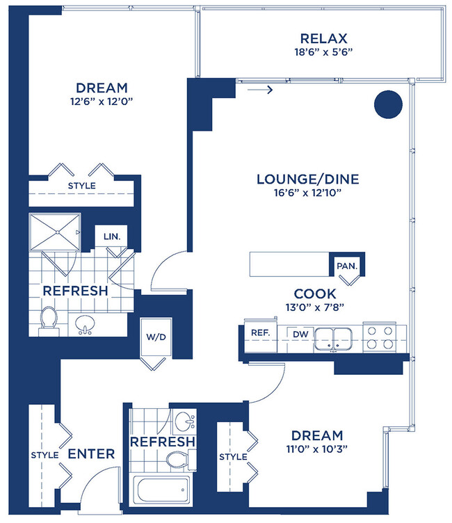 Floorplan - Burnham Pointe