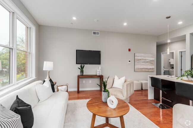 2BR, 2BA - 1,028SF - Living Room - The George