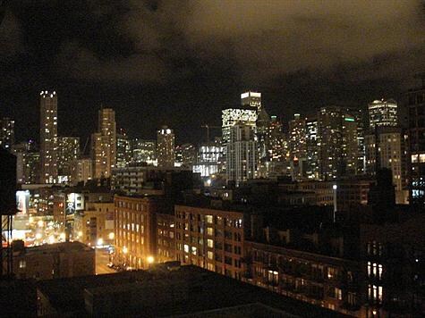 Balcony View Night - 421 W Huron St