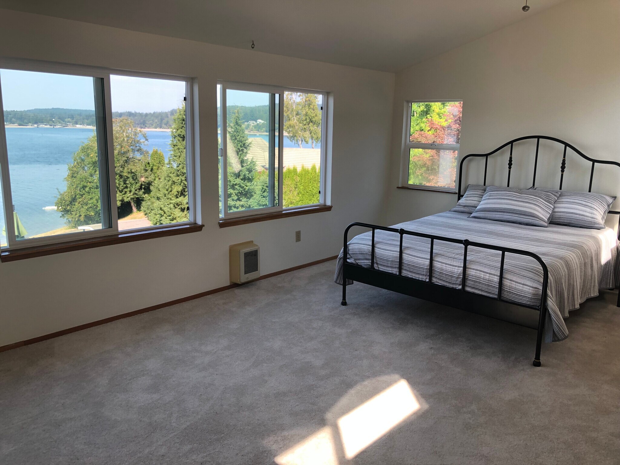 another bedroom with new queen bed, 3/4 bath & fantastic views - 7107 120th St NW