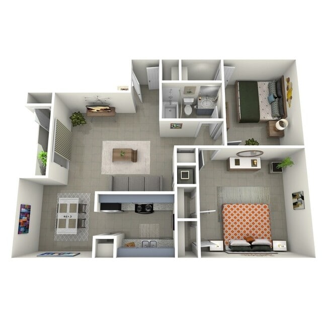 2 Bedroom - 1 Bathroom.jpg - Huntington Park Apartments