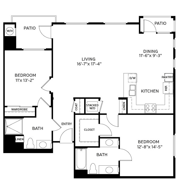 Floorplan - Azulon at Mesa Verde, a 55+ Apartment Comm...