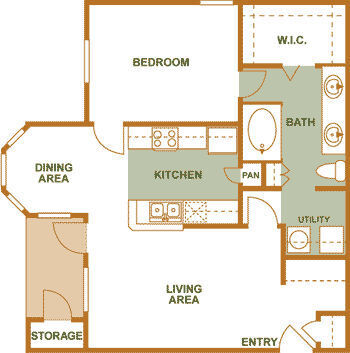 Floorplan - Franklin Apartments