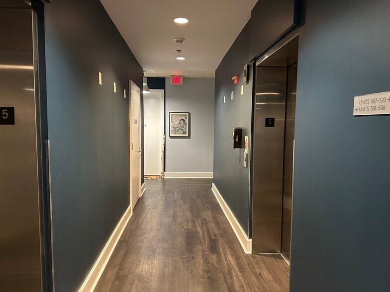 Lobby elevators - 1390 V St NW