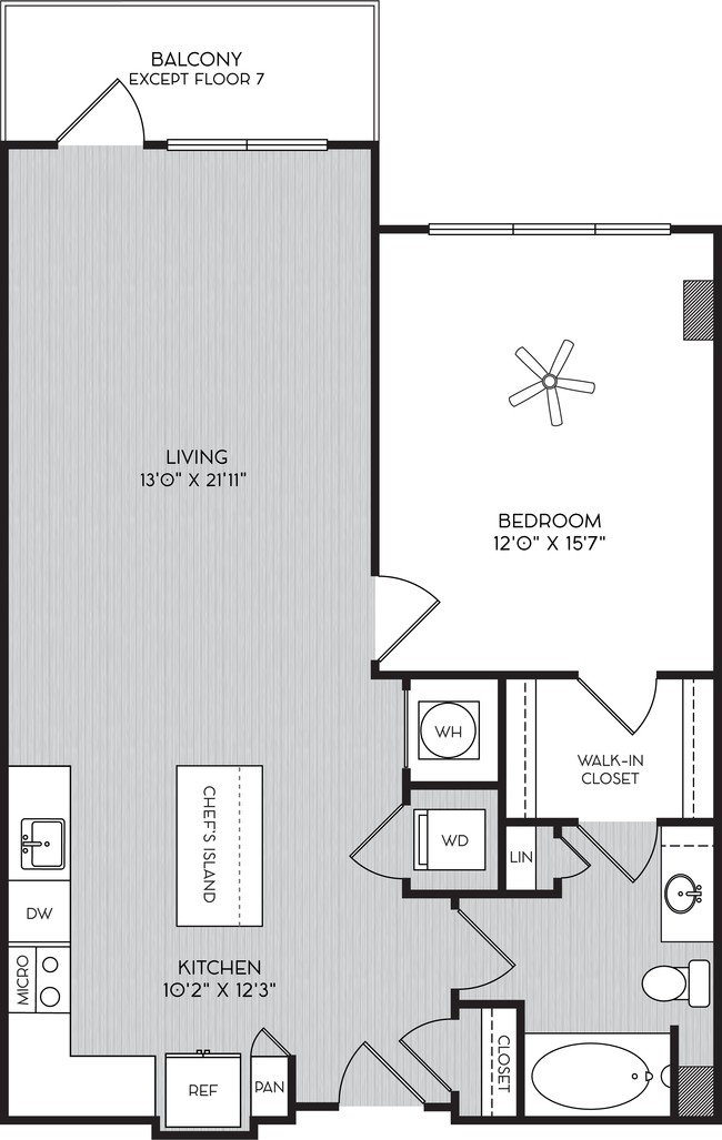 Floorplan - City View Vinings Apartments