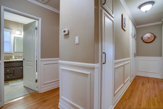 Hallway with storage - 1340 W 3rd St