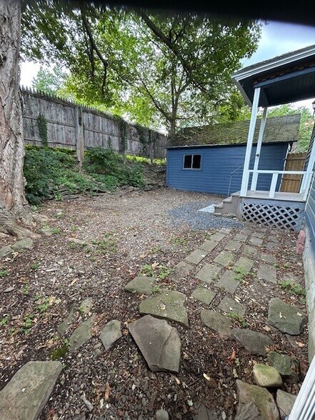 Back yard - 11 Pine St