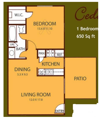 Cedar - Edgebrook