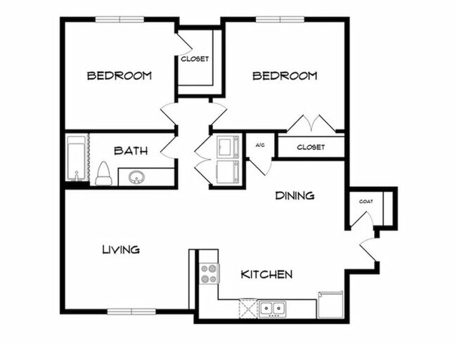 Floorplan - Ensign Apartments in the Heart of Ennis, Texas