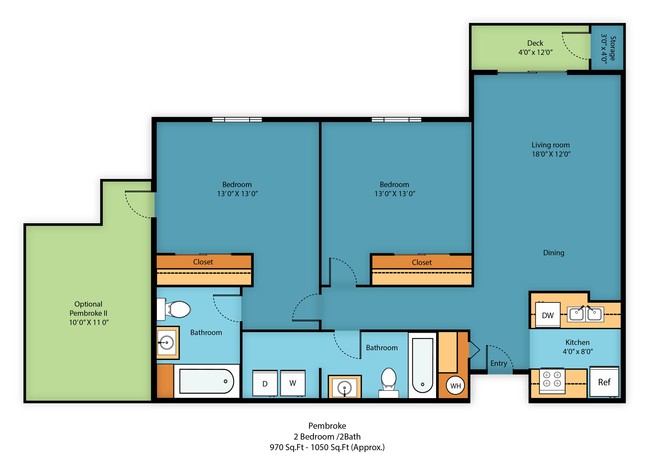 Floorplan - Camelot Apartment Homes