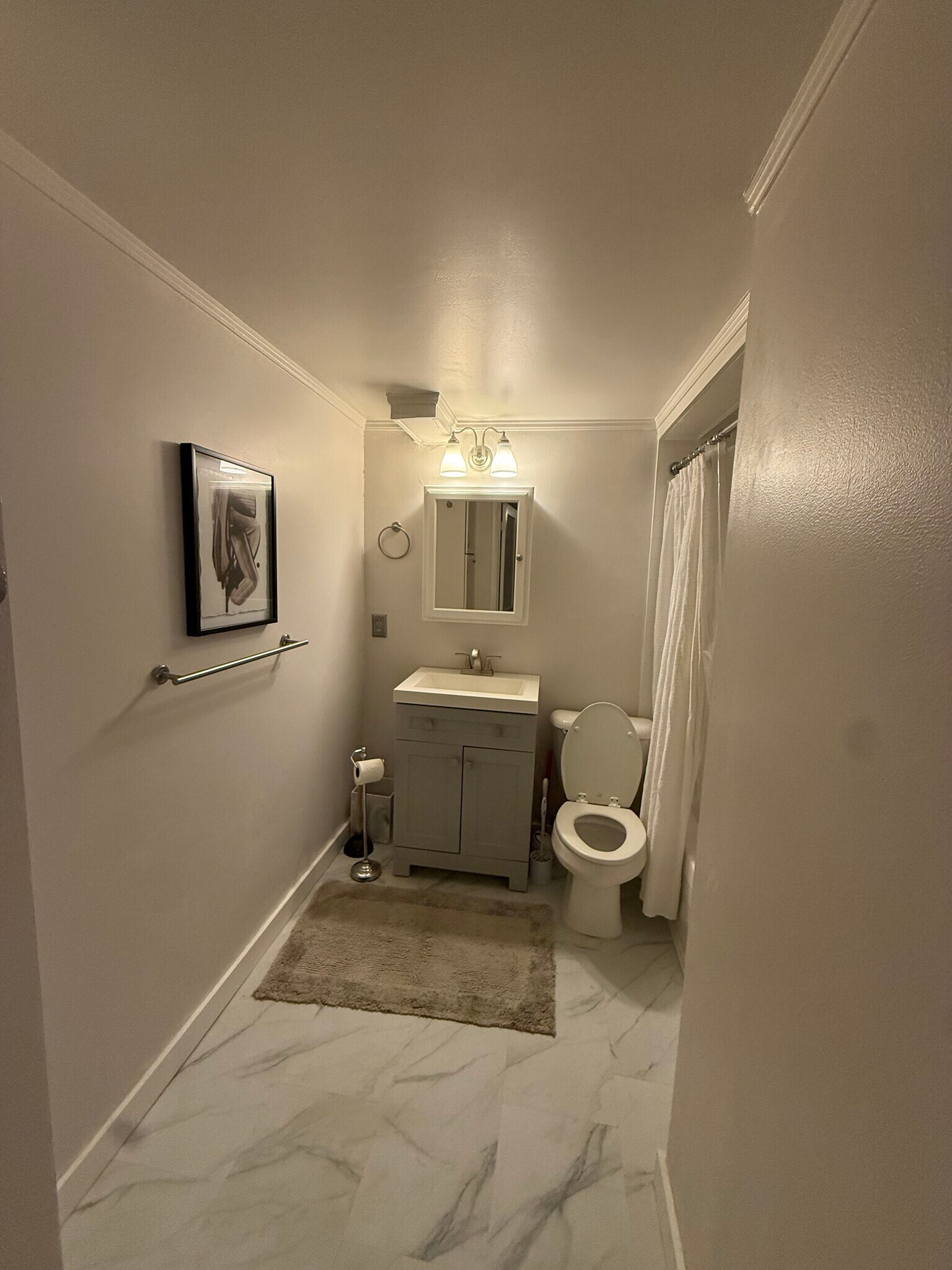 Downstairs Full Bath - 3315 Dumas Dr