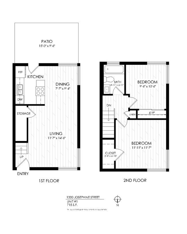 Floorplan - 1330 Josephine Street