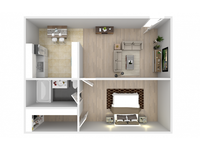 1 bedroom 1 bath - Eagles Nest