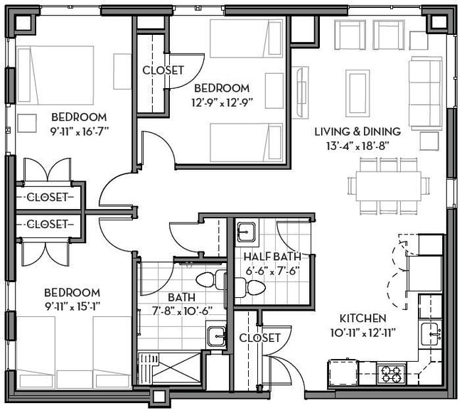 Floorplan - Finch Cambridge