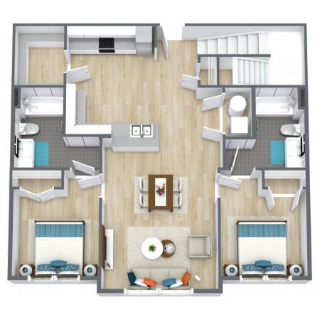 Floorplan - The Edge on Washington