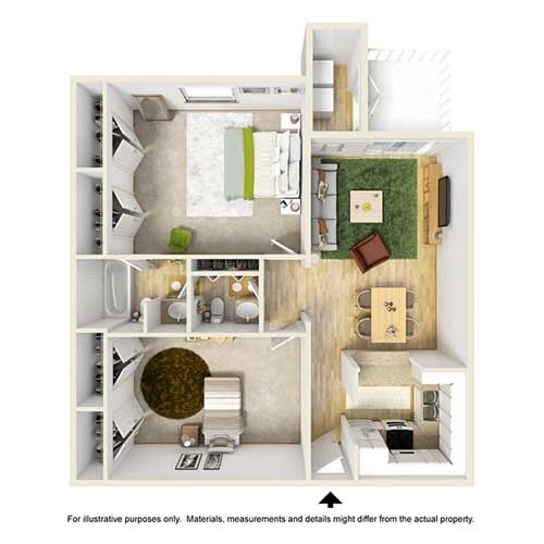 Floorplan - The Place at Galleria