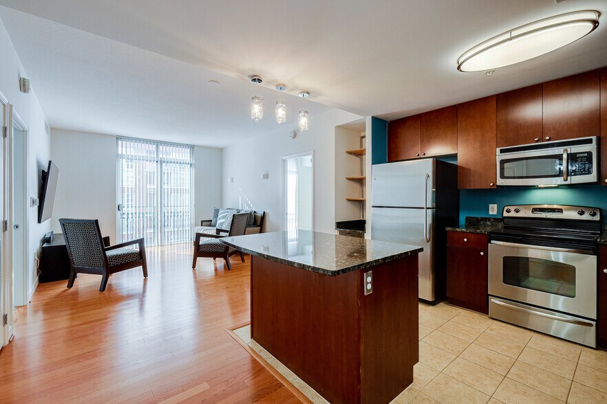 Kitchen and Living Room - 155 POTOMAC Psge