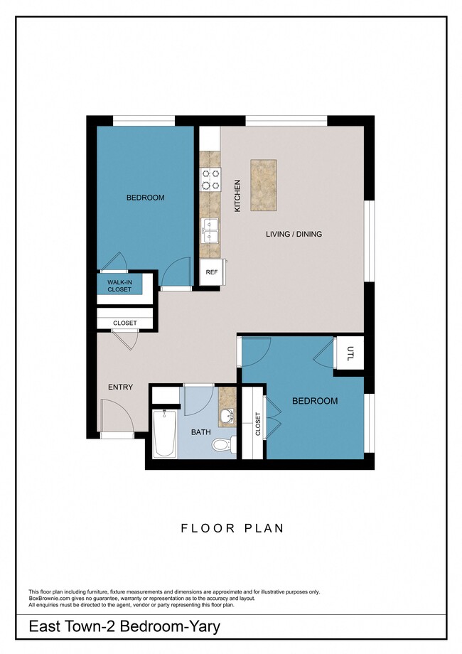 Floorplan - East Town Apartments