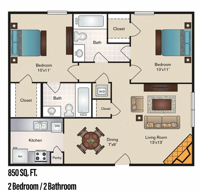 Floorplan - The Hamptons