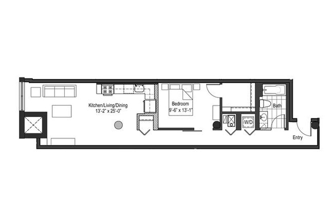 Floorplan - 13thirteen Randolph Street Lofts