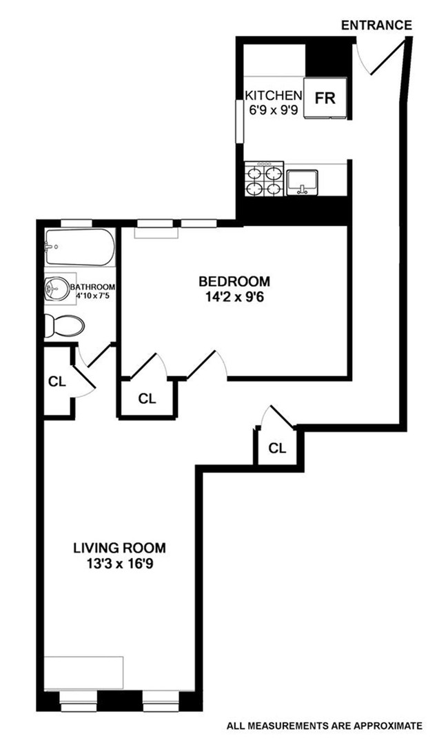 Apt 6L Floor Plan - Invincible Court