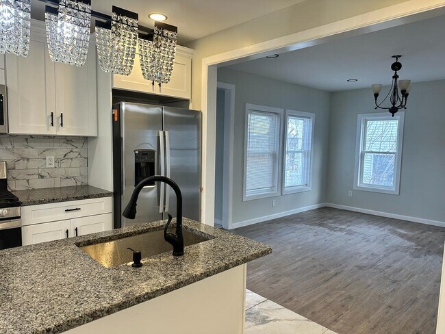 Kitchen with Living Room View - 5 Ashford St