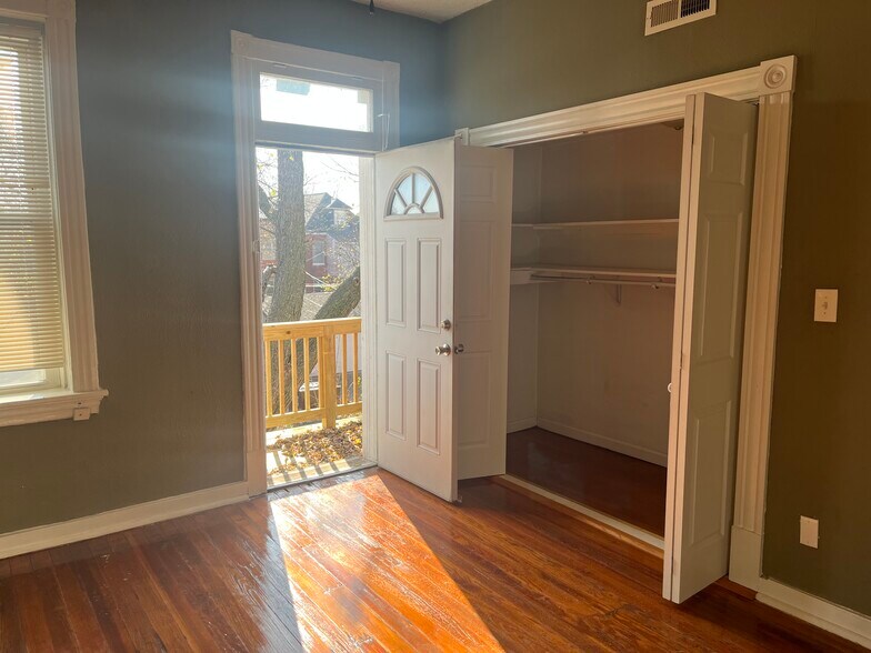 Master Bed - balcony and large nearly-walk-in closet - 2730 Ann Ave